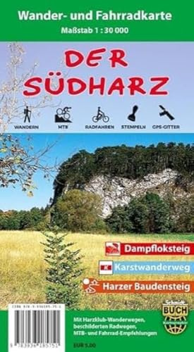 Beispielbild fr Der Sdharz: Wander- und Fahrradkarte zum Verkauf von medimops