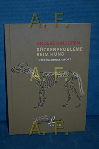Stock image for Hallgren, A: Rckenprobleme beim Hund for sale by Blackwell's