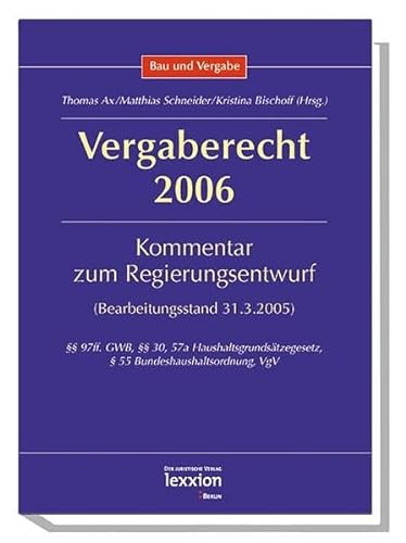 Vergaberecht 2006 (9783936232400) by Adalbert Stifter