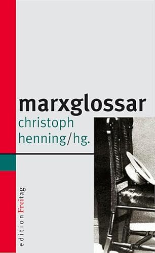 Beispielbild fr Marxglossar zum Verkauf von medimops