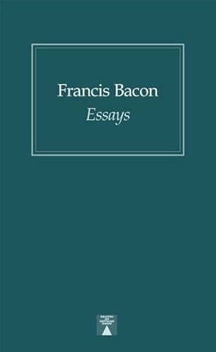 Beispielbild fr Essays von Francis Bacon zum Verkauf von Nietzsche-Buchhandlung OHG