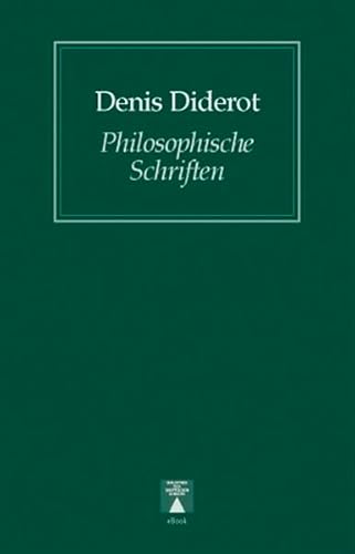 Beispielbild fr Philosophische Schriften. Eine Auswahl zum Verkauf von medimops