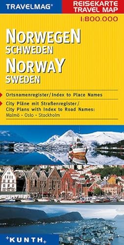 Beispielbild fr Reisekarte : Norwegen / Schweden zum Verkauf von medimops
