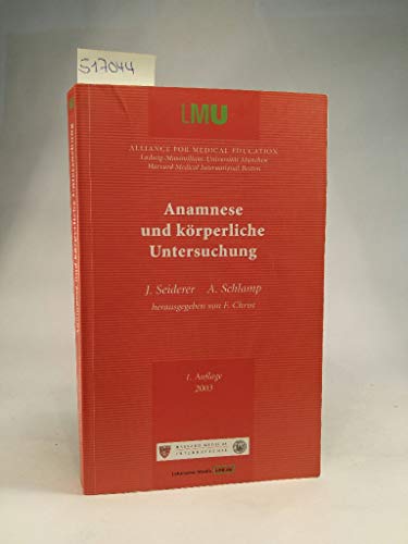 Beispielbild fr Anamnese und krperliche Untersuchung zum Verkauf von medimops