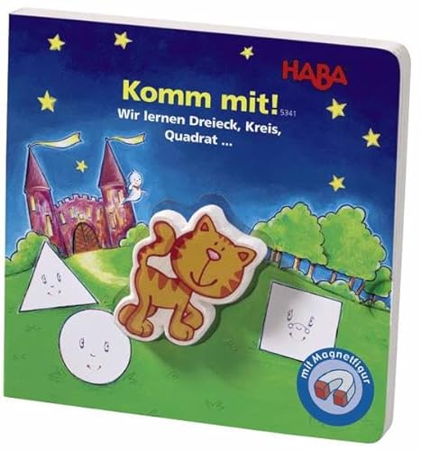 9783936553826: Komm mit! - Wir lernen Dreieck, Kreis, Quadrat... - Mit Magnetfigur