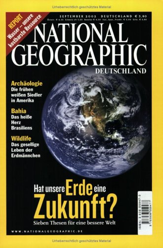 Imagen de archivo de National Geographic Magazin Hat unsere Erde eine Zukunft a la venta por Antiquariat Armebooks