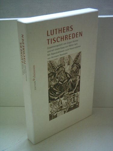Beispielbild fr Luthers Tischreden zum Verkauf von medimops