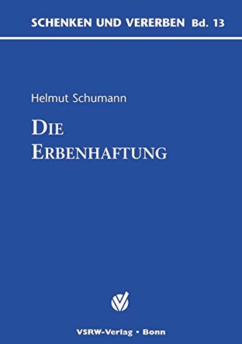 Stock image for Die Erbenhaftung for sale by medimops