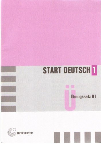 Beispielbild fr Start Deutsch 1 - bungssatz 01: SD 1 S 01. Kandidaten- und Prferbltter zum Verkauf von medimops