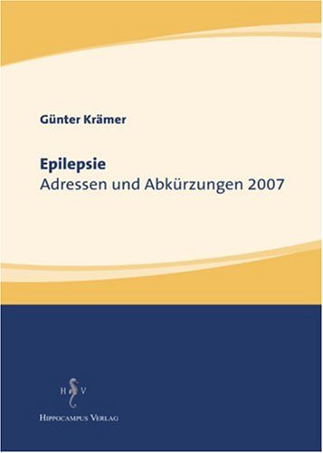Beispielbild fr Epilepsie, Adressen und Abkrzungen 2007 zum Verkauf von medimops