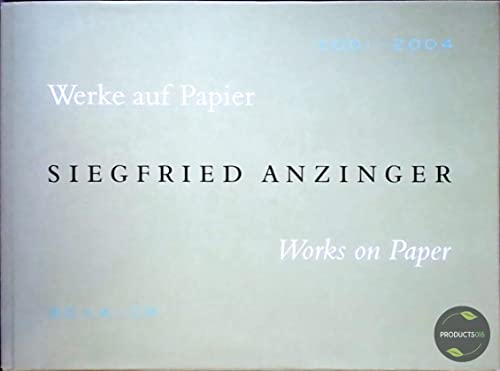 Beispielbild fr Siegfried Anzinger : Papier / Works on Paper. 2001 - 2004. eng.ger ed. zum Verkauf von Antiquariat UEBUE