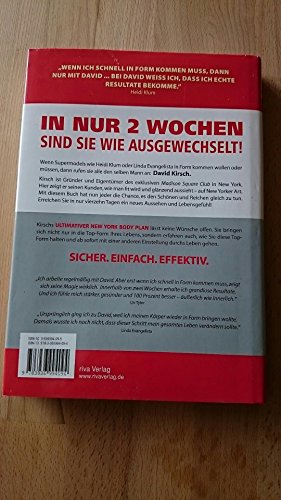 Beispielbild fr Der Ultimative New York Body Plan.: Das revolutionäre Ernährungs - und Fitness-System [Hardcover] Kirsch, David zum Verkauf von tomsshop.eu