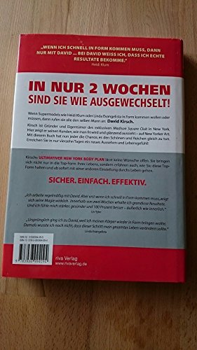 Stock image for Der Ultimative New York Body Plan.: Das revolutionäre Ernährungs - und Fitness-System [Hardcover] Kirsch, David for sale by tomsshop.eu