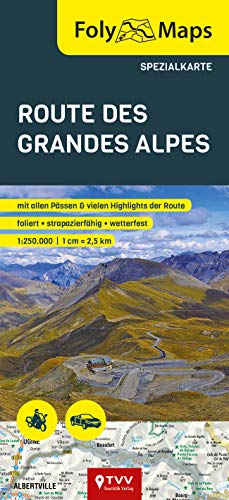 9783937063669: FolyMaps Route des Grandes Alpes 1:250 000 Spezialkarte