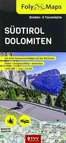 9783937063676: FolyMaps Sdtirol Dolomiten 1:250 000: Straen- und Tourenkarte