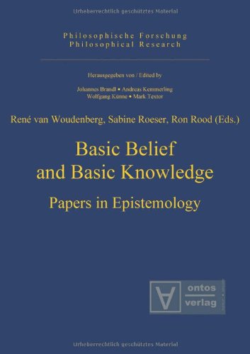 9783937202709: Basic Belief and Basic Knowledge: Papers in Epistemology (Philosophical Research)