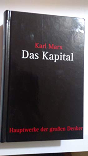 Imagen de archivo de Das Kapital - Kritik der politischen konomie a la venta por medimops