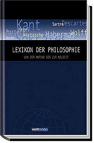 9783937229911: Lexikon der Philosophie. Vom Altertum bis zur Neuzeit