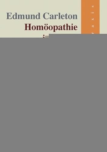 9783937268194: Homopathie in Praxis und Klinik