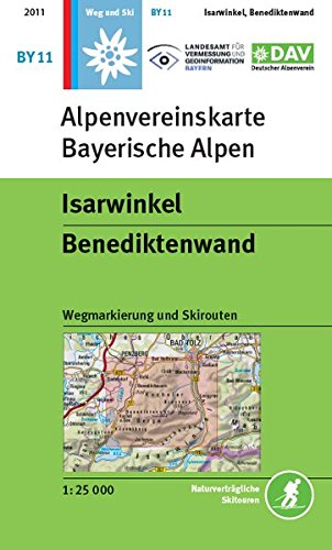 Beispielbild fr Isarwinkel / Benediktenwand 1 : 25 000: Wegmarkierung und Skitouren zum Verkauf von medimops
