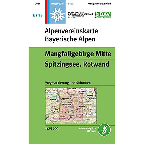 9783937530345: DAV Bayerische Alpen 15 Mangfallgebirge Mitte