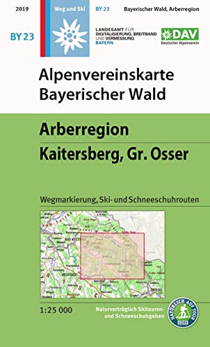 Beispielbild fr Alpenvereinskarte Bayerischer Wald, Arberregion, Kaitersberg, Osser: Wegmarkierung, Ski- und Schneeschuhrouten (Alpenvereinskarten) zum Verkauf von medimops