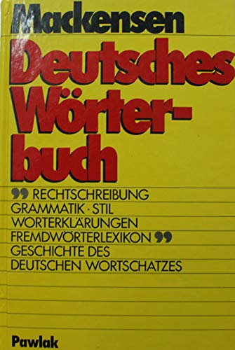 9783937801087: Deutsches Wrterbuch
