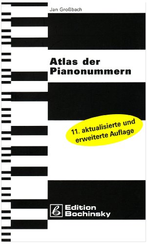 9783937841151: Atlas der Pianonummern