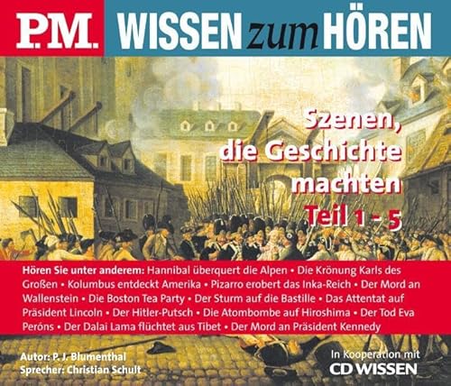 Beispielbild fr P.M. Wissen zum Hren - Szenen, die Geschichte machten, Teil 1-5 (Sammel-Box), 5 CDs zum Verkauf von medimops