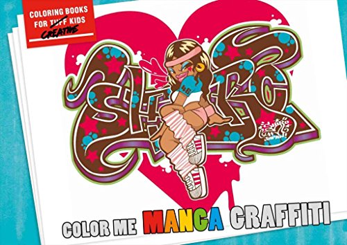 Imagen de archivo de Color Me Manga Graffiti a la venta por Books From California
