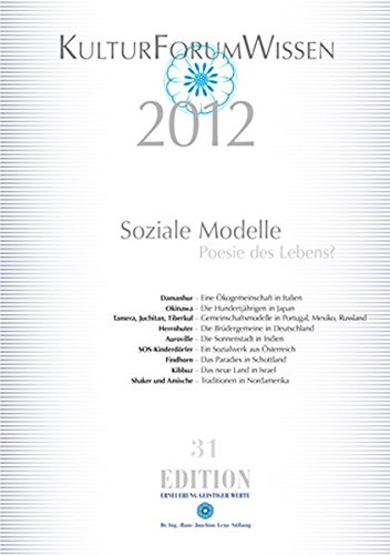 Beispielbild fr KulturForumWissen 2012: Soziale Modelle - Poesie des Lebens (Edition) zum Verkauf von medimops