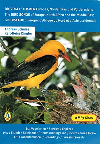 Beispielbild fr Die Vogelstimmen Europas, Nordafrikas und Vorderasiens / The Bird Songs of Europe, North Africa and the Middle East /Les Oiseaux d'Europe, d'Afrique . 819 Vogelarten /Species / Espces zum Verkauf von medimops