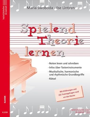 9783938202326: Swoboda, M: Spielend Theorie lernen, Klavier