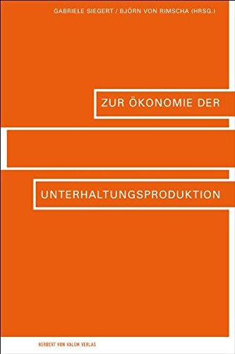 Stock image for Zur konomie der Unterhaltungsproduktion for sale by medimops
