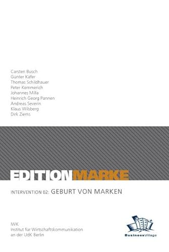 Stock image for Die Geburt von Marken for sale by medimops