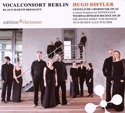 Geistliche Chormusik op. 12 ; Weihnachtsgeschichte op.10 (2CD) - Vocalconsort BerlinKlaus-Martin Bresgott und Hugo Distler