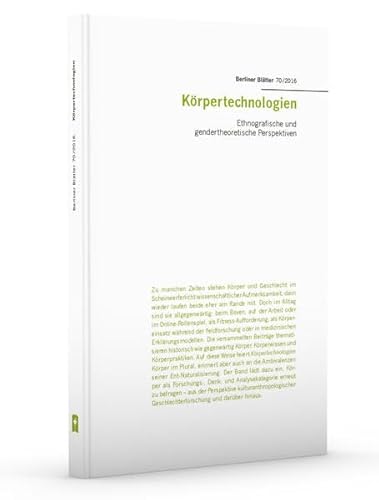 9783938714485: Krpertechnologien: Ethnografische und gendertheoretische Perspektiven