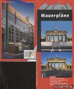 Beispielbild fr Mauerplane + Wo die mauer war zum Verkauf von medimops