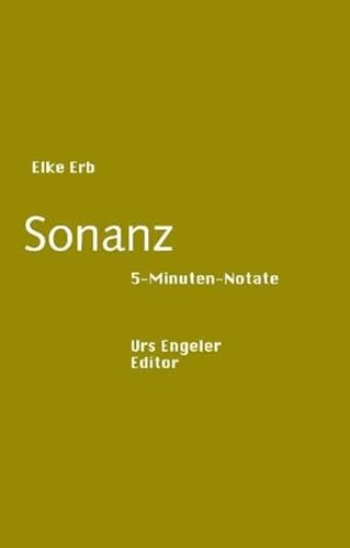 Sonanz (9783938767405) by Elke Erb