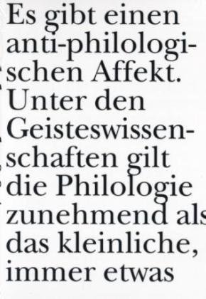 Für ? Die Philologie - Hamacher, Werner