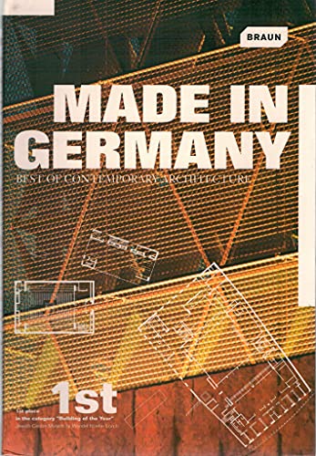 9783938780350: Made in Germany: Best of Contemporary Architecture: Best of Contemporary Architecture, dition en langue anglaise