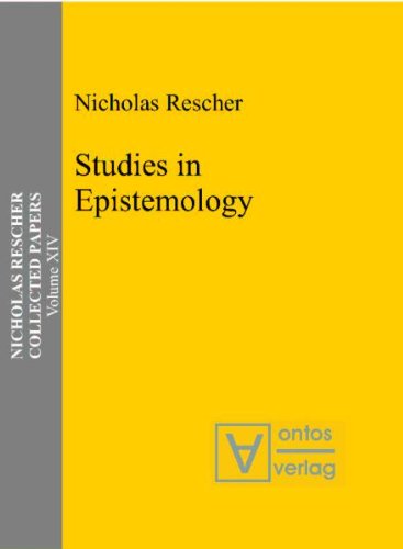 Studies in Epistemology (Nicholas Rescher Collected Papers) (9783938793237) by Rescher, Nicholas