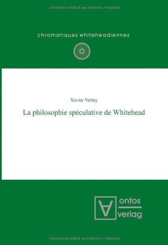 Stock image for La philosophie spculative de Whitehead for sale by Ammareal