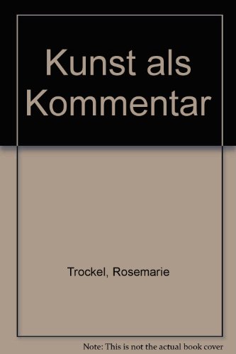 9783938821398: Kunst als Kommentar