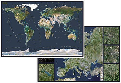 Beispielbild fr Welt Satellitenbild /Europa Satellitenbild DUO-Schreibunterlage zum Verkauf von Buchpark