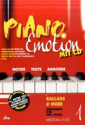 9783938993217: Piano Emotion 1: Noten - Texte - Akkorde