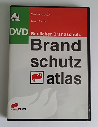 9783939138372: Brandschutzatlas, 1 DVD-ROM Baulicher Brandschutz. Version 9/2008. Fr Windows 2000/XP (SP2)/Vista