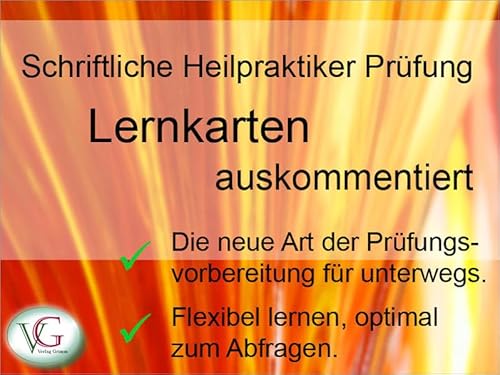 9783939156062: Schriftliche Heilpraktikerprfung - Lernkarten auskommentiert - Mrzprfung 2011