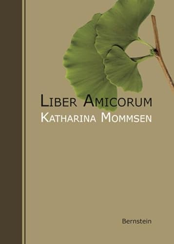 9783939431541: Liber Amicorum. Katharina Mommsen