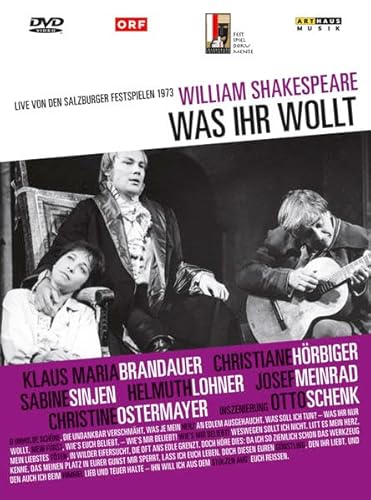 Was Ihr Wollt, 1 DVD - Shakespeare William, Schenk Otto, Brandauer Klaus M., Hörbiger Christiane, Sinjen Sabine